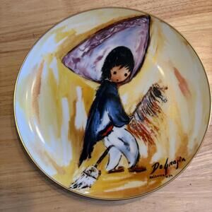 Vintage DeGrazia “My Beautiful Children” Collector Plate Native American 1985